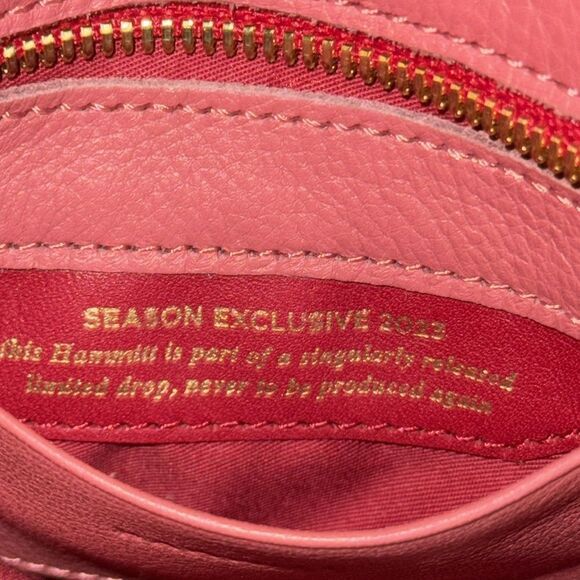 RARE HAMMITT SMALL TONY STAMPED SEASON EXCLUSIVE LTD DROP CROSSBODY ROUGE PINK - Picture 11 of 16